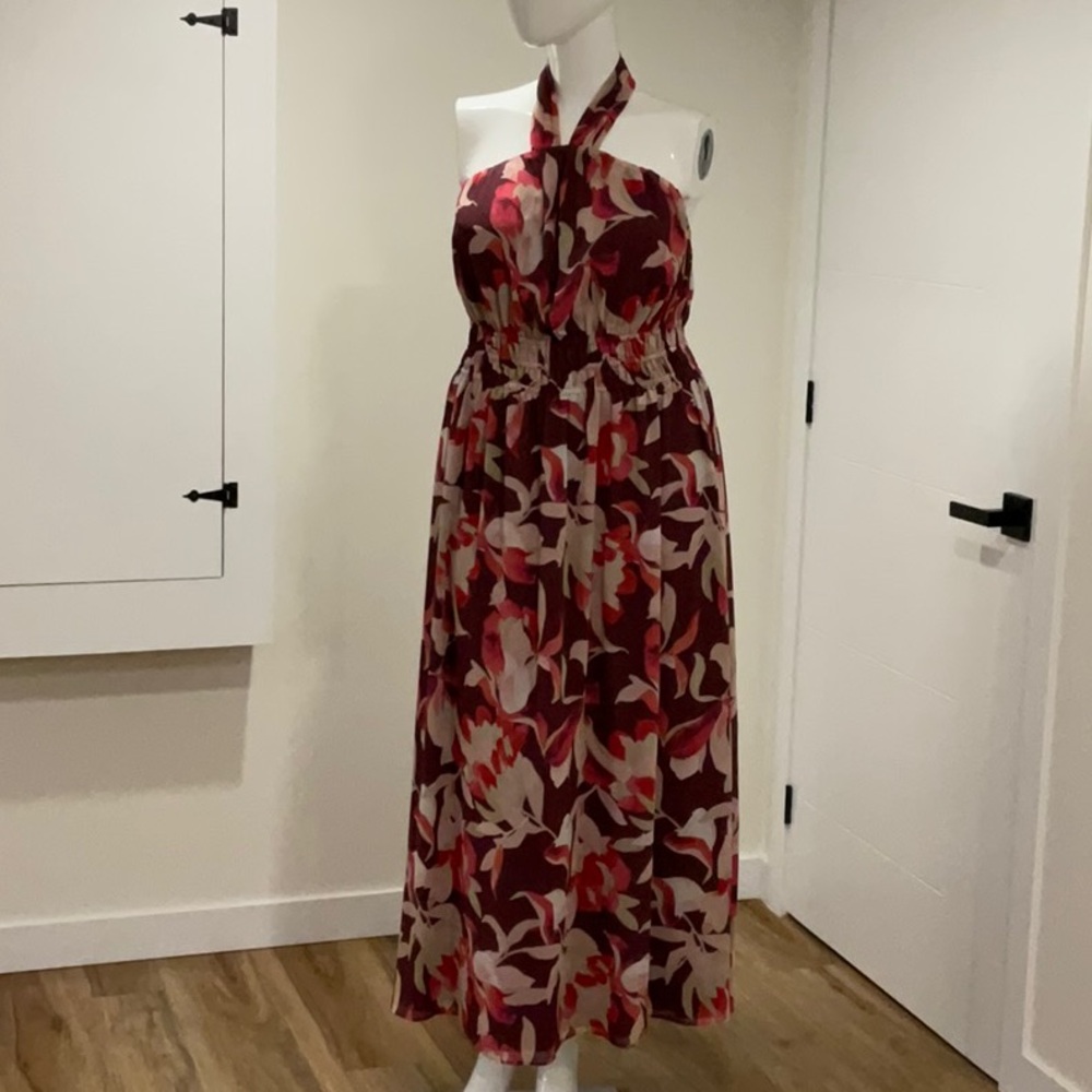 Reitmans Multicolor Halter Maxi Dress